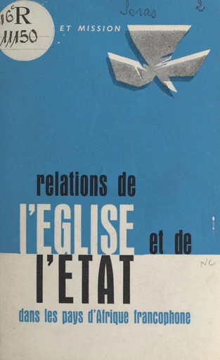 Relations de l'église et de l'état dans les pays d'Afrique francophone - Alfred de Soras - FeniXX réédition numérique