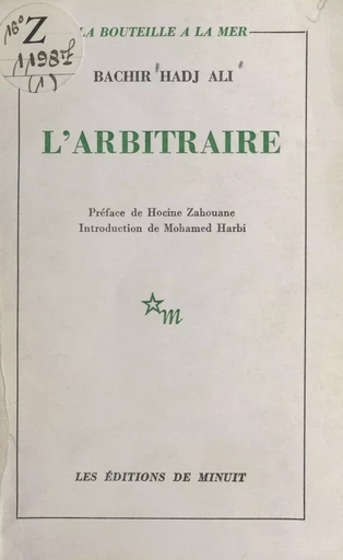 L'arbitraire - Bachir Hadj Ali - FeniXX réédition numérique