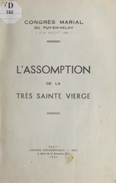 L'assomption de la très Sainte Vierge