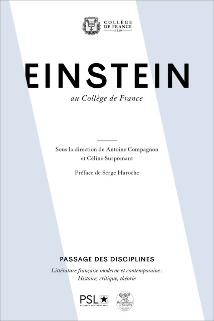 Einstein au Collège de France -  - Collège de France