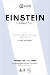 Einstein au Collège de France