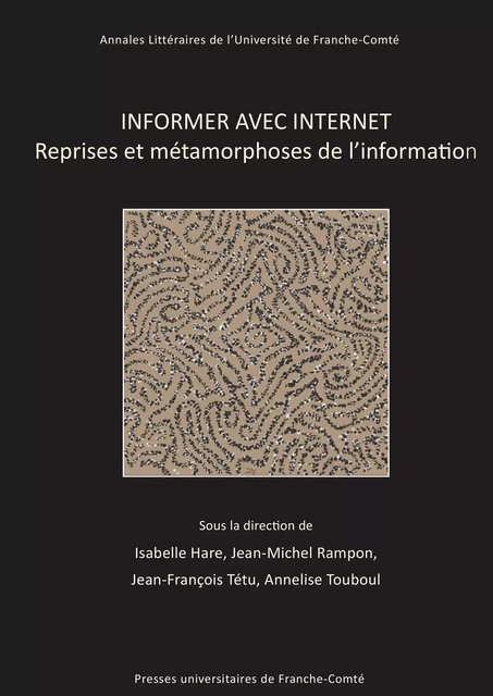 Informer avec Internet -  - Presses universitaires de Franche-Comté