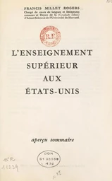 L'enseignement supérieur aux États-Unis