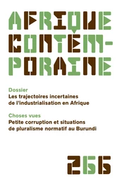 Afrique contemporaine n° 266