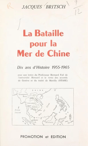 La bataille pour la mer de Chine - Jacques Britsch - FeniXX réédition numérique