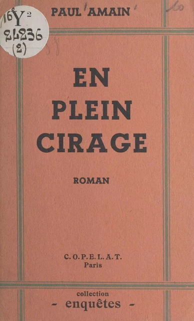 En plein cirage - Paul Amain - FeniXX réédition numérique