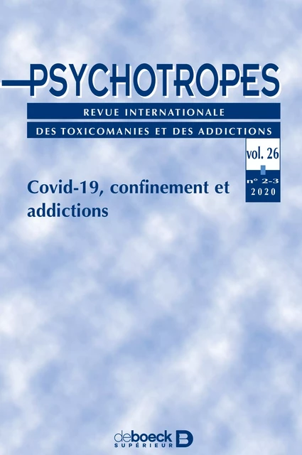 Psychotropes -  Collectif - Revues De Boeck Supérieur