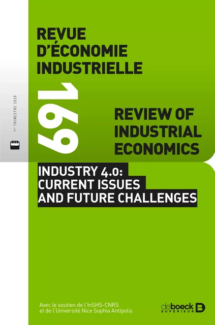 Revue d'économie industrielle n° 169 -  Collectif - Revues De Boeck Supérieur