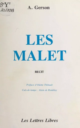 Les Malet - A. Gerson - FeniXX réédition numérique