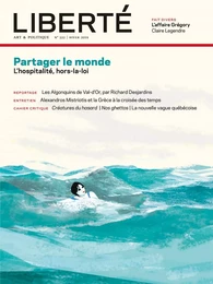 Revue Liberté 322 - Partager le monde