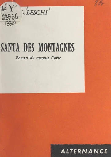 Santa des Montagnes - Daniel Louis Leschi - FeniXX réédition numérique