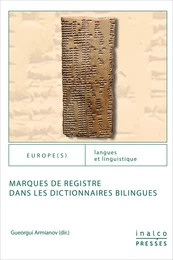 Marques de registre dans les dictionnaires bilingues