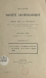 Un ministre de Louis XIV aux Pyrénées