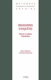 Biographies d’enquêtes