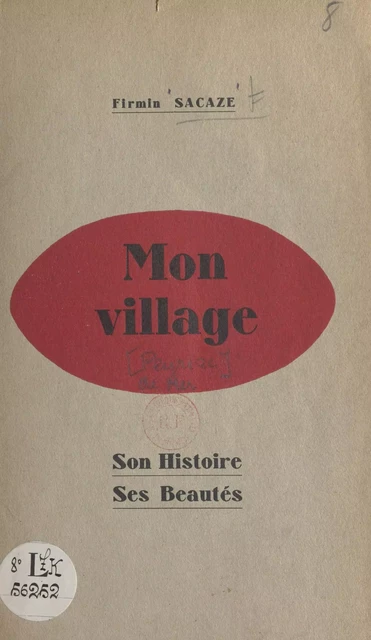 Mon village : Peyriac-de-Mer (Aude) - Firmin Sacaze - FeniXX réédition numérique