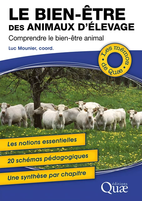 Le bien-être des animaux d'élevage - Luc Mounier - Quae