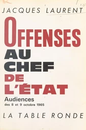 Offenses au chef de l'État