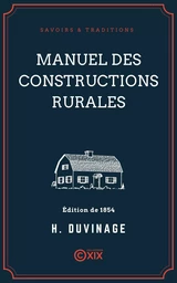 Manuel des constructions rurales