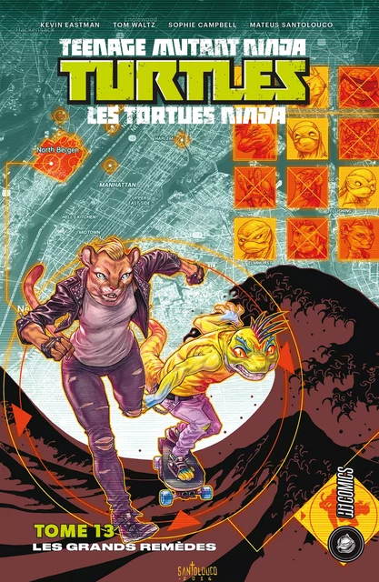 Les Tortues Ninja - TMNT, T13 : Les Grands Remèdes - Tom Waltz, Mateus Santolouco, Kevin Eastman, Sophie Campbell - HiComics