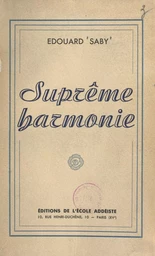 Suprême harmonie