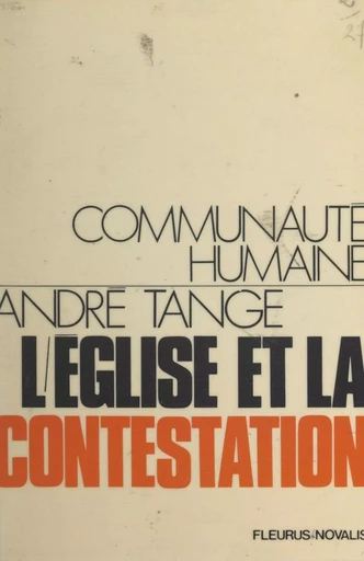 L'Église et la contestation - André Tange - FeniXX réédition numérique