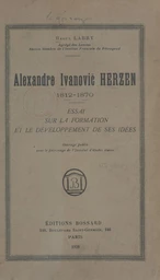 Alexandre Ivanovic Herzen, 1812-1870