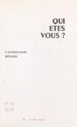 Qui êtes-vous ? -  Tiphaine - FeniXX réédition numérique