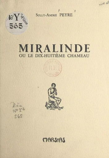 Miralinde - Sully-André Peyre - FeniXX réédition numérique