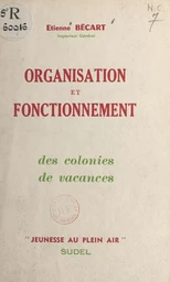 Organisation et fonctionnement