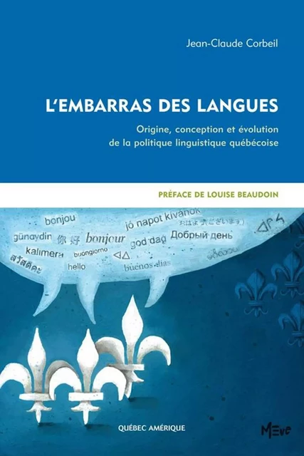 L'Embarras des langues - Jean-Claude Corbeil - Québec Amérique