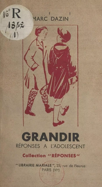 Grandir - Marc Dazin - FeniXX réédition numérique