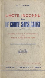 L'hôte inconnu dans le crime sans cause