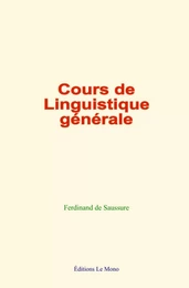 Cours de linguistique générale