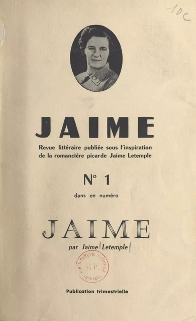 Jaime - Jaime Letemple - FeniXX réédition numérique