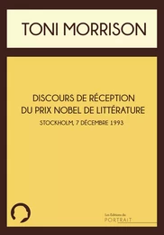 Discours de réception du prix Nobel de littérature, 7 décembre 1993