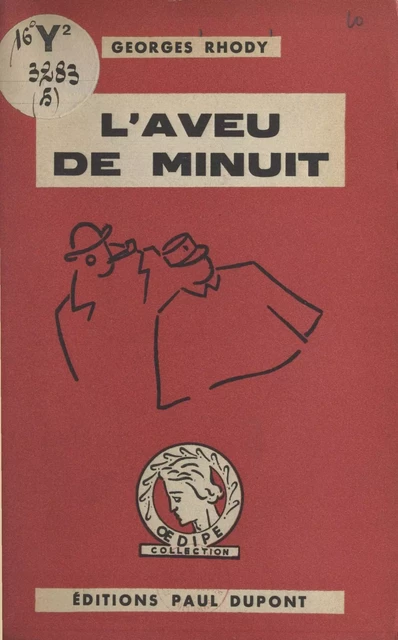 L'aveu de minuit - Georges Rhody - FeniXX réédition numérique