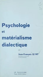 Psychologie et matérialisme dialectique