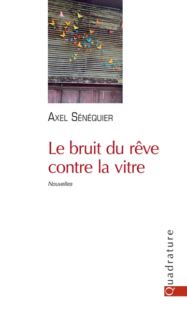 Le bruit du rêve contre la vitre - Axel Sénéquier - Quadrature