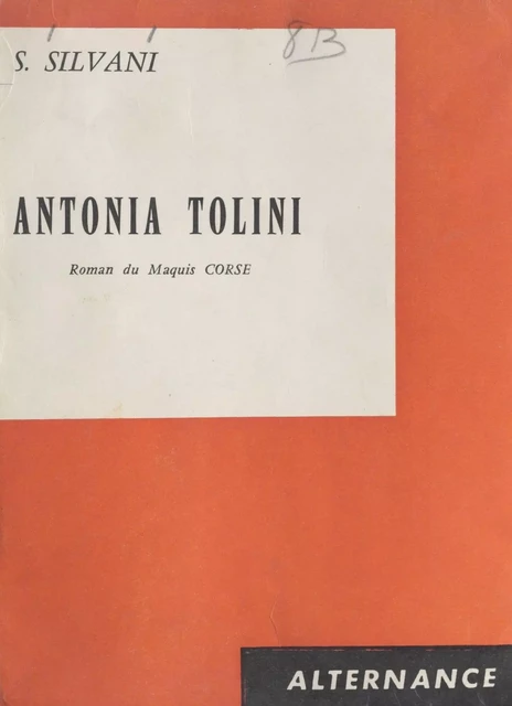 Antonia Tolini - S. Silvani - FeniXX réédition numérique