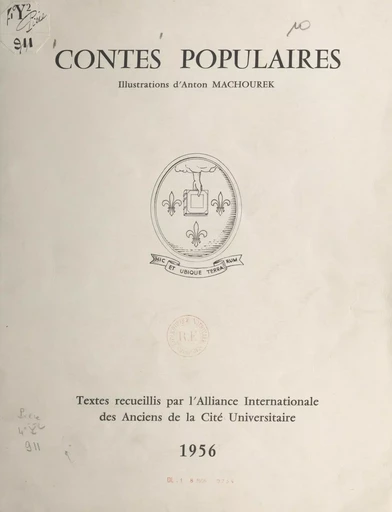 Contes populaires -  Alliance internationale des anciens de la cité universitaire - FeniXX réédition numérique