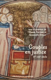 Couples en justice IVe-XIXe