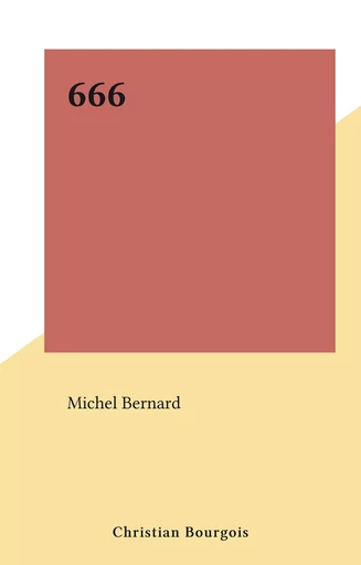 666 - Michel Bernard - FeniXX réédition numérique