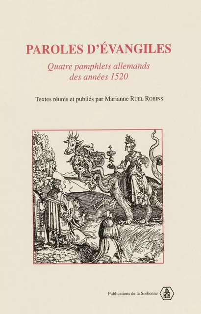 Paroles d’Évangiles - Marianne Ruel Robins - Éditions de la Sorbonne