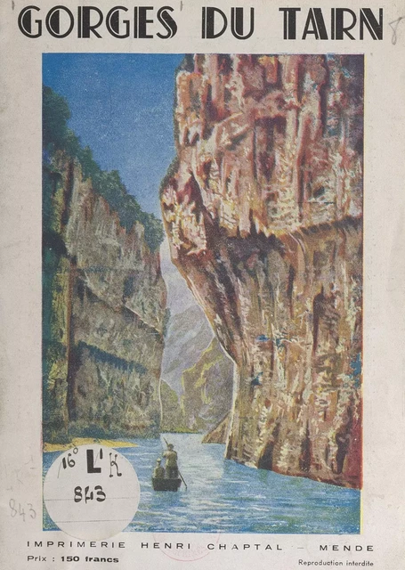 Gorges du Tarn - Henri Chaptal - FeniXX réédition numérique