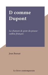 D comme Dupont