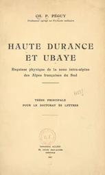 Haute Durance et Ubaye