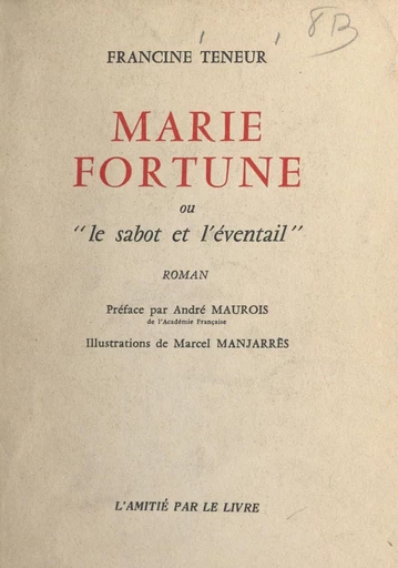 Marie Fortune - Francine Teneur - FeniXX réédition numérique