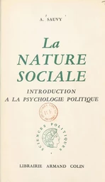 La nature sociale