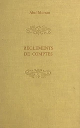 Règlements de comptes