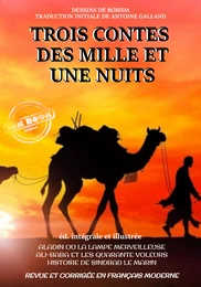 Trois contes des Mille et une nuits : Aladin ou la Lampe merveilleuse, Ali-Baba et les 40 voleurs, Sindbad le marin [nouv. éd. entièrement revue et corrigée, avec des illust. originales de Robida].